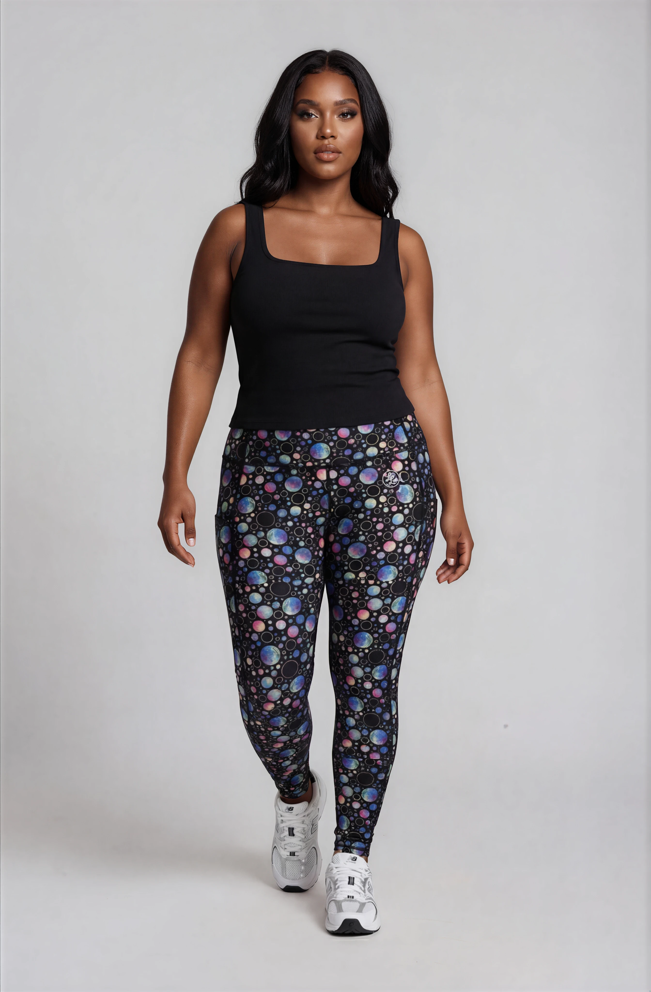 Cosmic Bubbles Side Pocket ACTIVE Leggings – Locket Loves