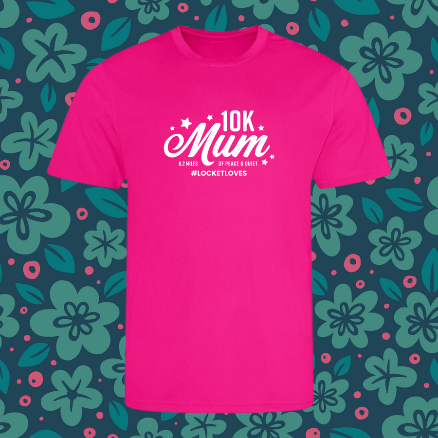 10K Mum - 6.2 Miles of Peace & Quiet - Technical T-Shirt (Various colours)