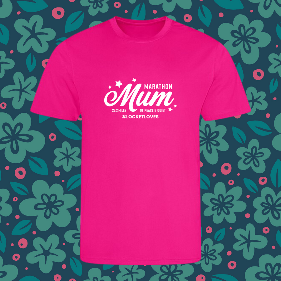 Marathon Mum - 26.2 Miles of Peace & Quiet - Technical T-Shirt (Various colours)