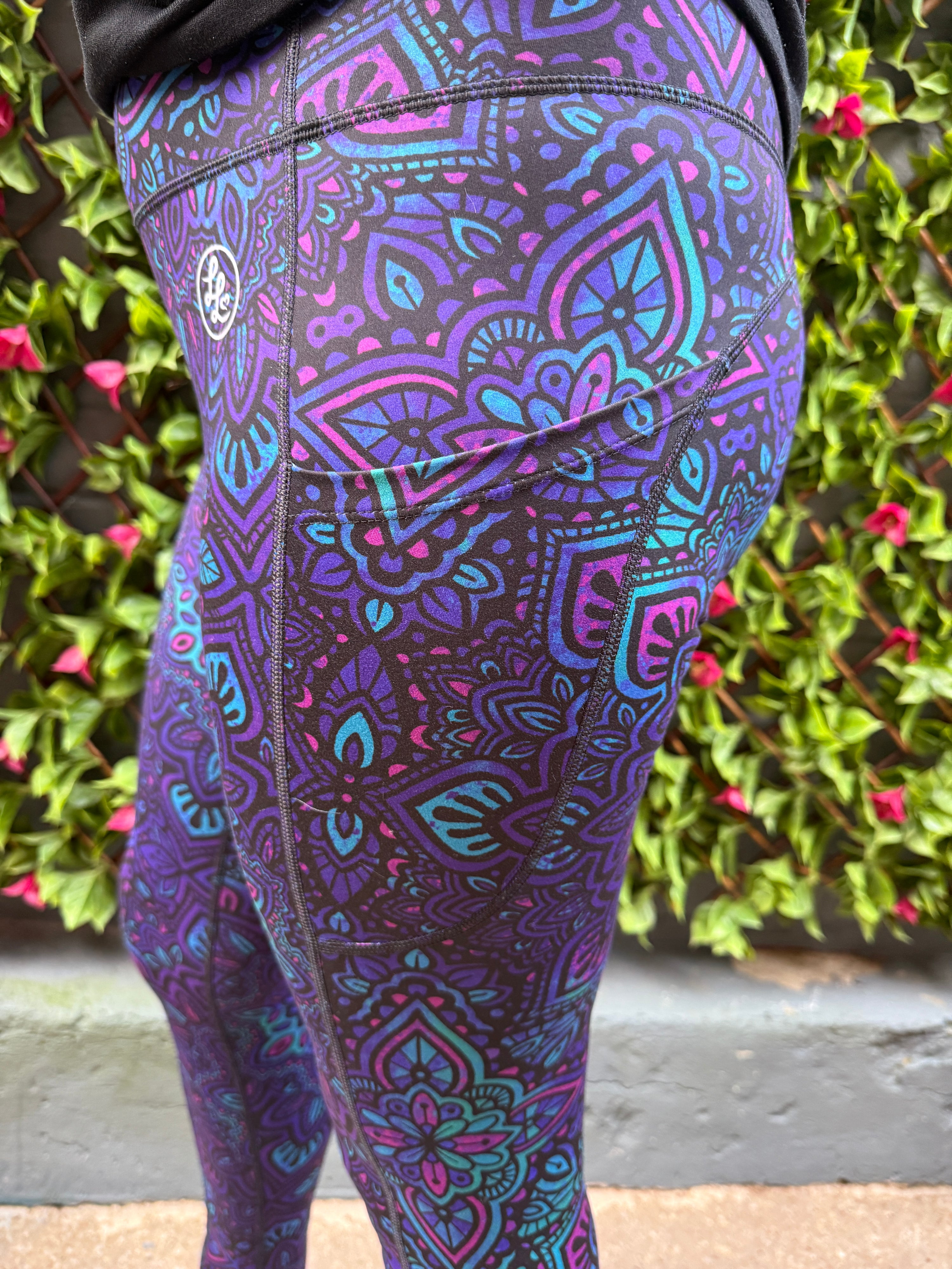 Karma Kaleidoscope Side Pocket Recycled Leggings (Made in the UK)