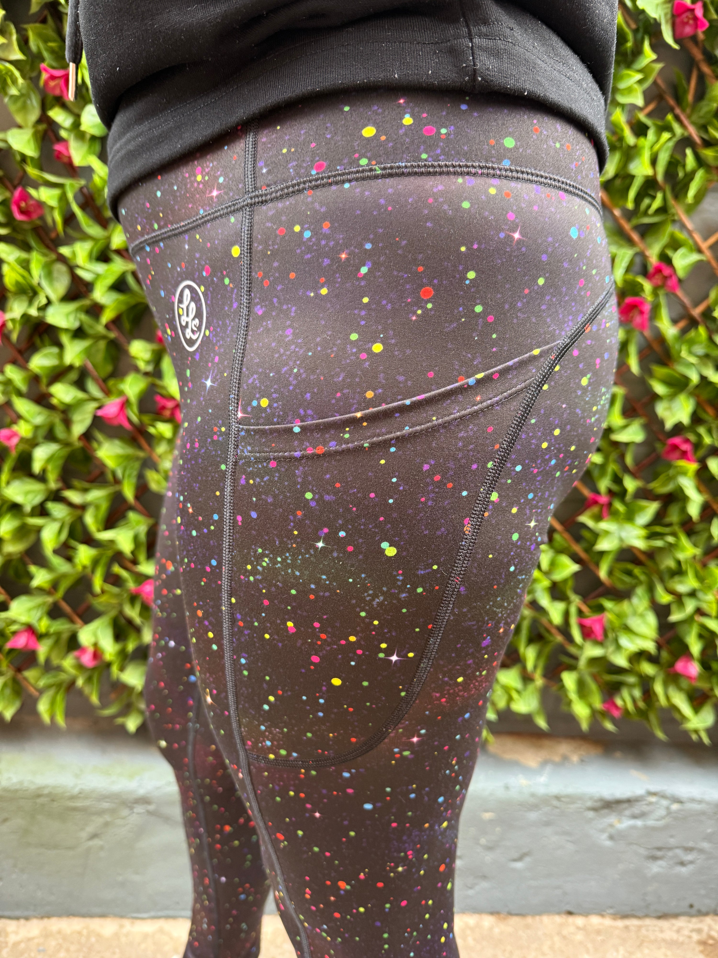 Aurora Dust Side Pocket Recycled Leggings (Made in the UK)