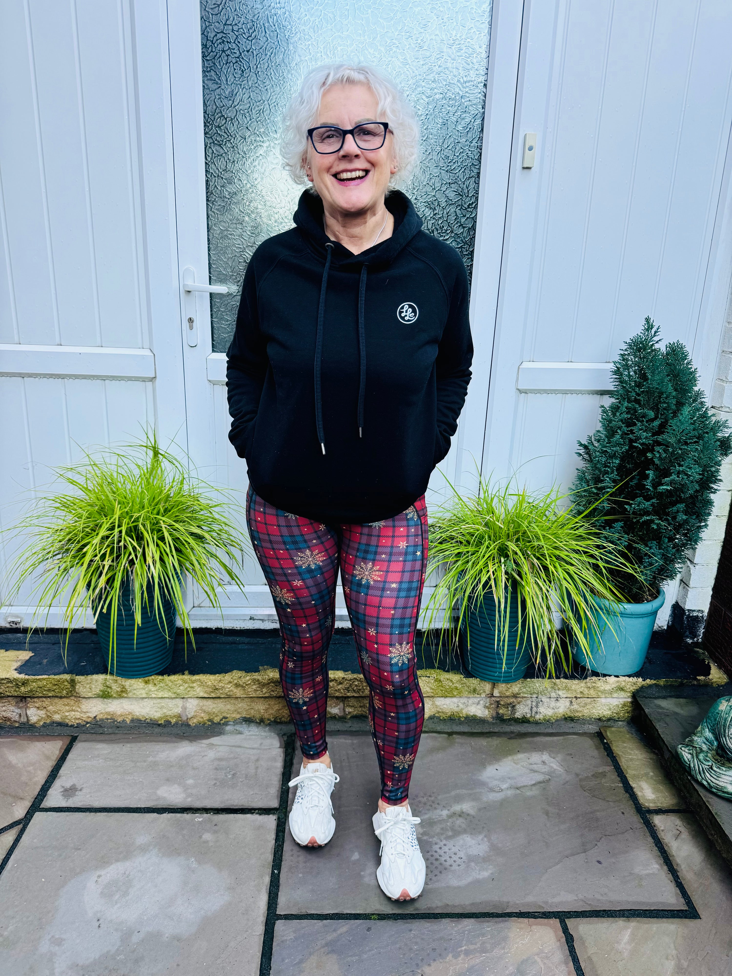 Yuletide Check Side Pocket ACTIVE Leggings