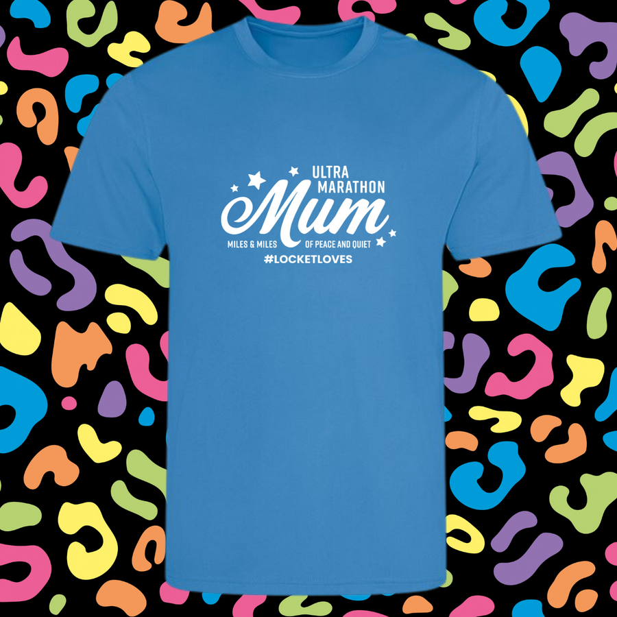 Ultra Marathon Mum - Miles & Miles of Peace & Quiet - Technical T-Shirt (Various colours)