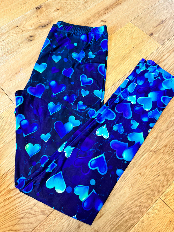 Azure Hearts CASUAL Leggings