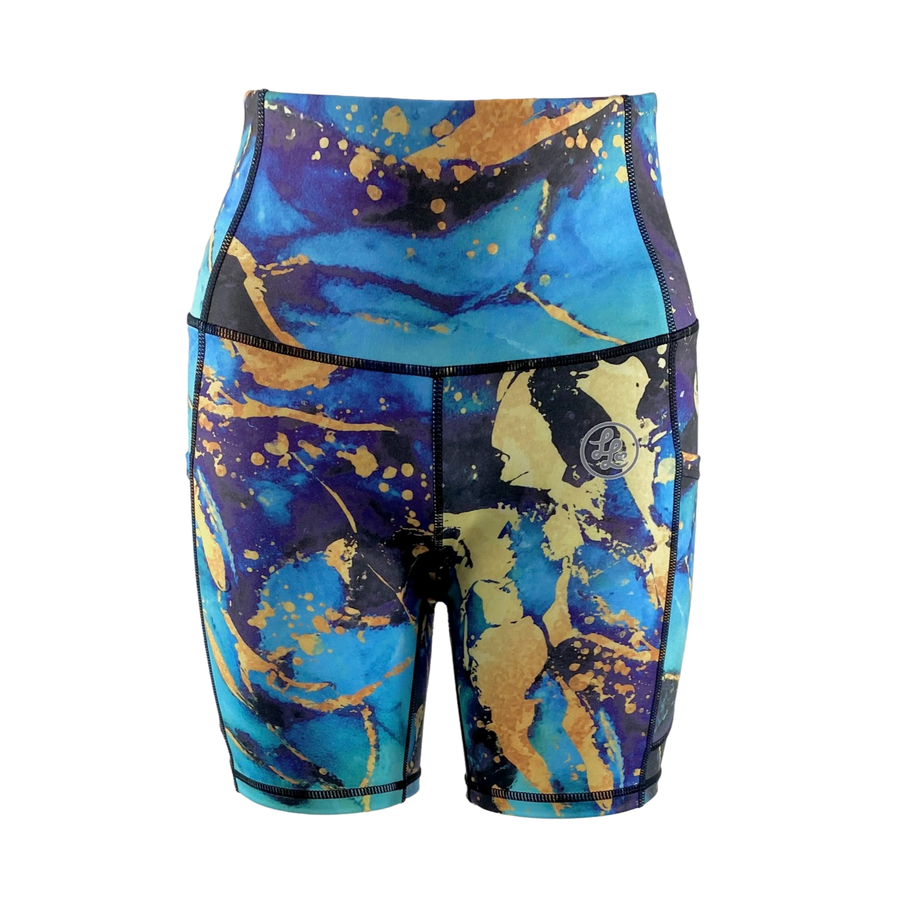 Rivers Of Gold ACTIVE Side Pocket Booty Shorts