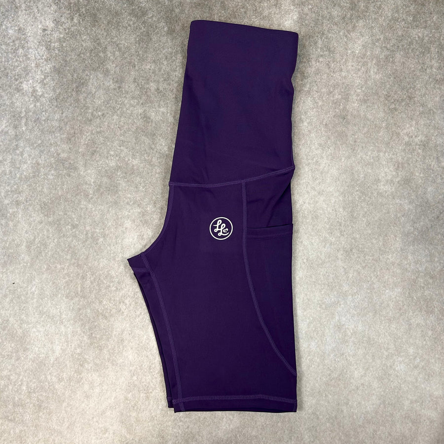 Purple Maternity ACTIVE Side Pocket Shorts