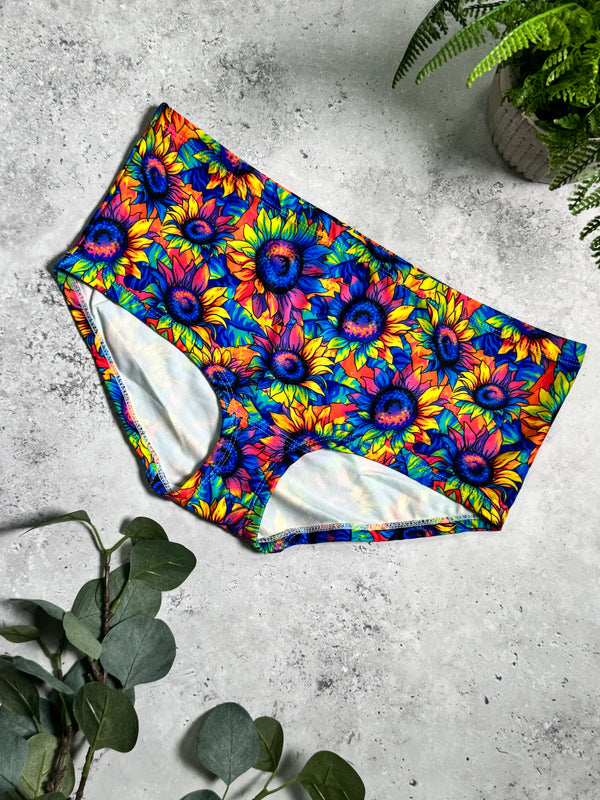 Rainbow Sunflower Full Style Style Knickers