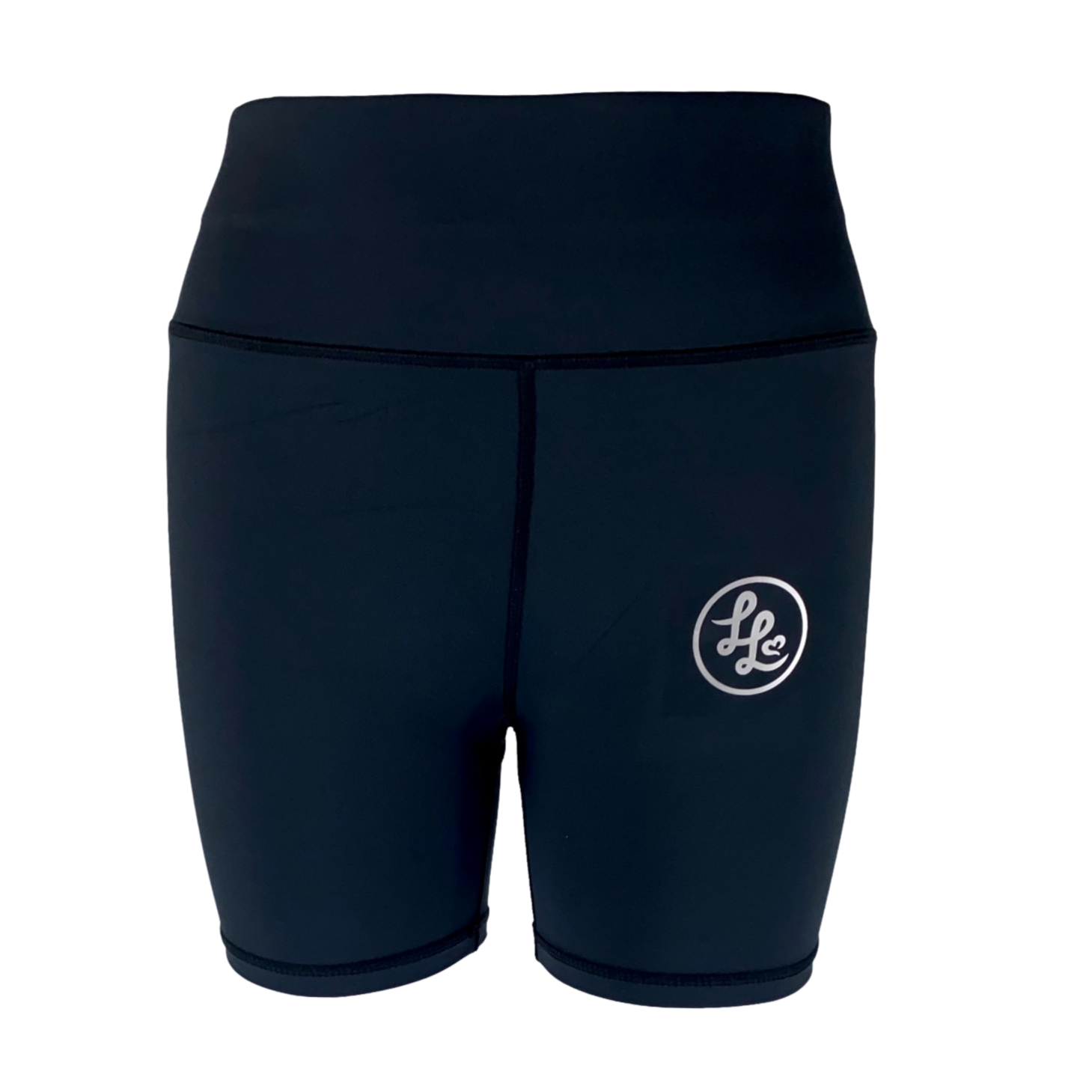 Plain Black ACTIVE Shorter Shorts