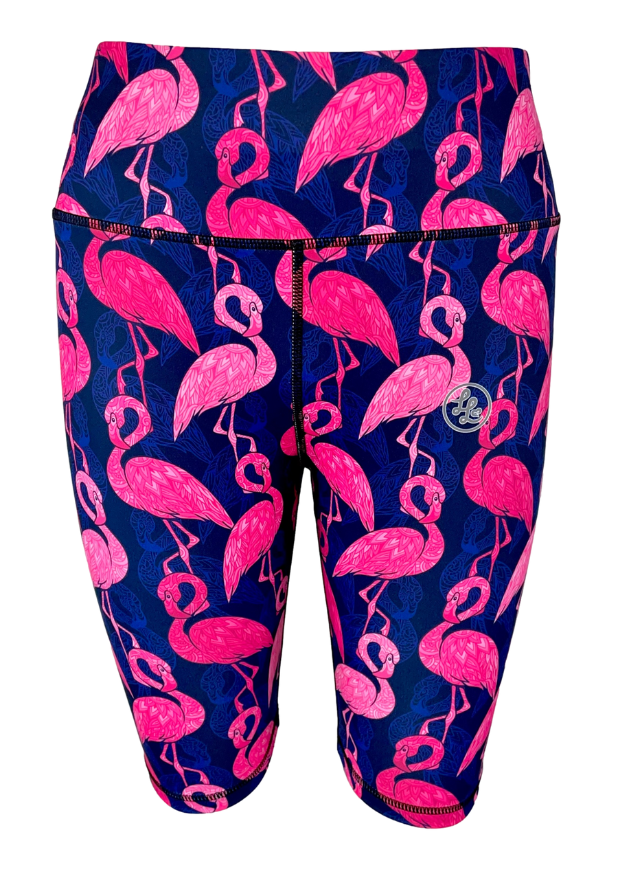 Pretty In Pink Flamingos ACTIVE Shorts
