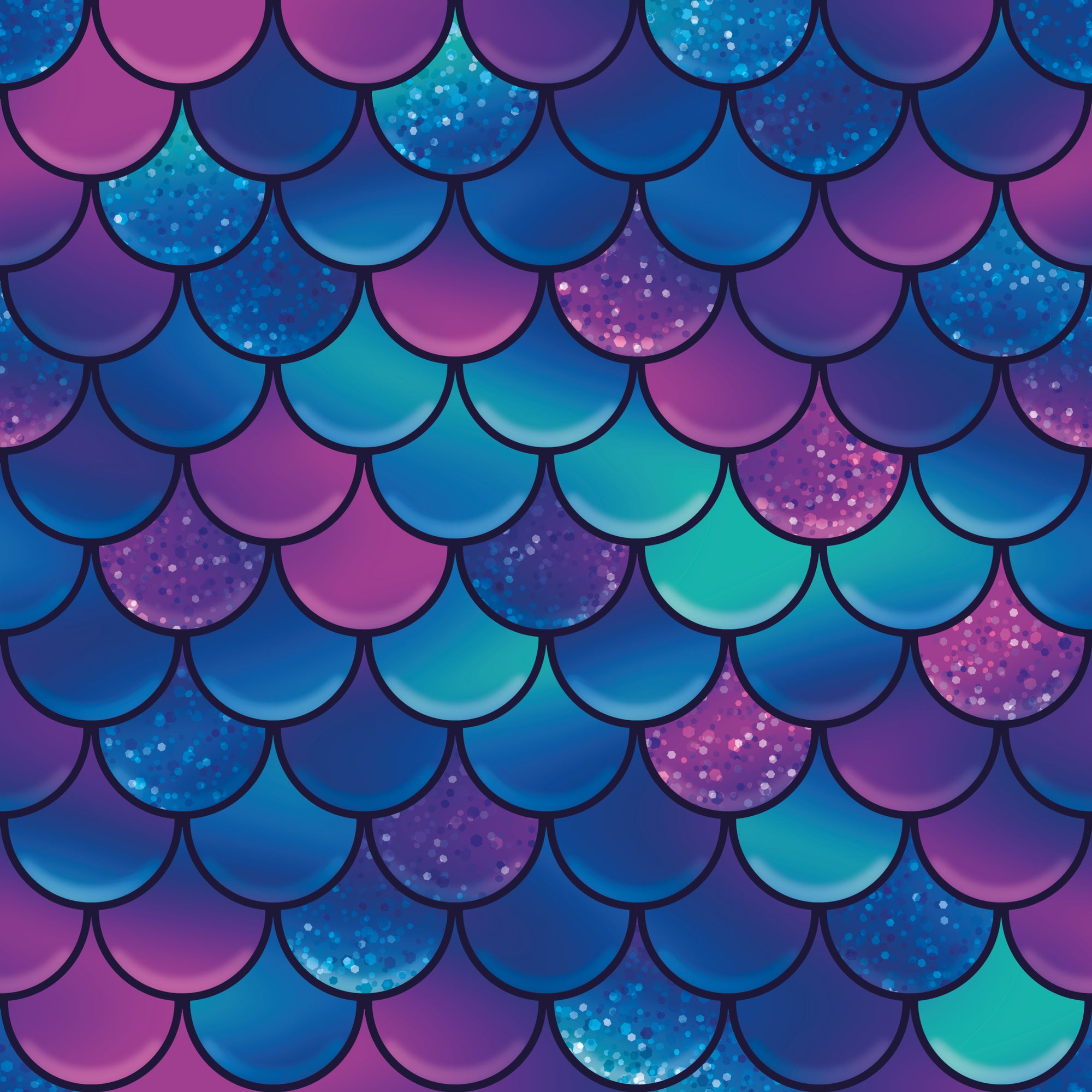 Mermaid Sparkle Casual Leggings