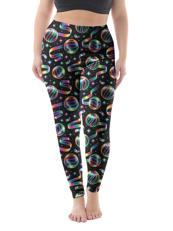 Christmas Ribbons CASUAL Leggings