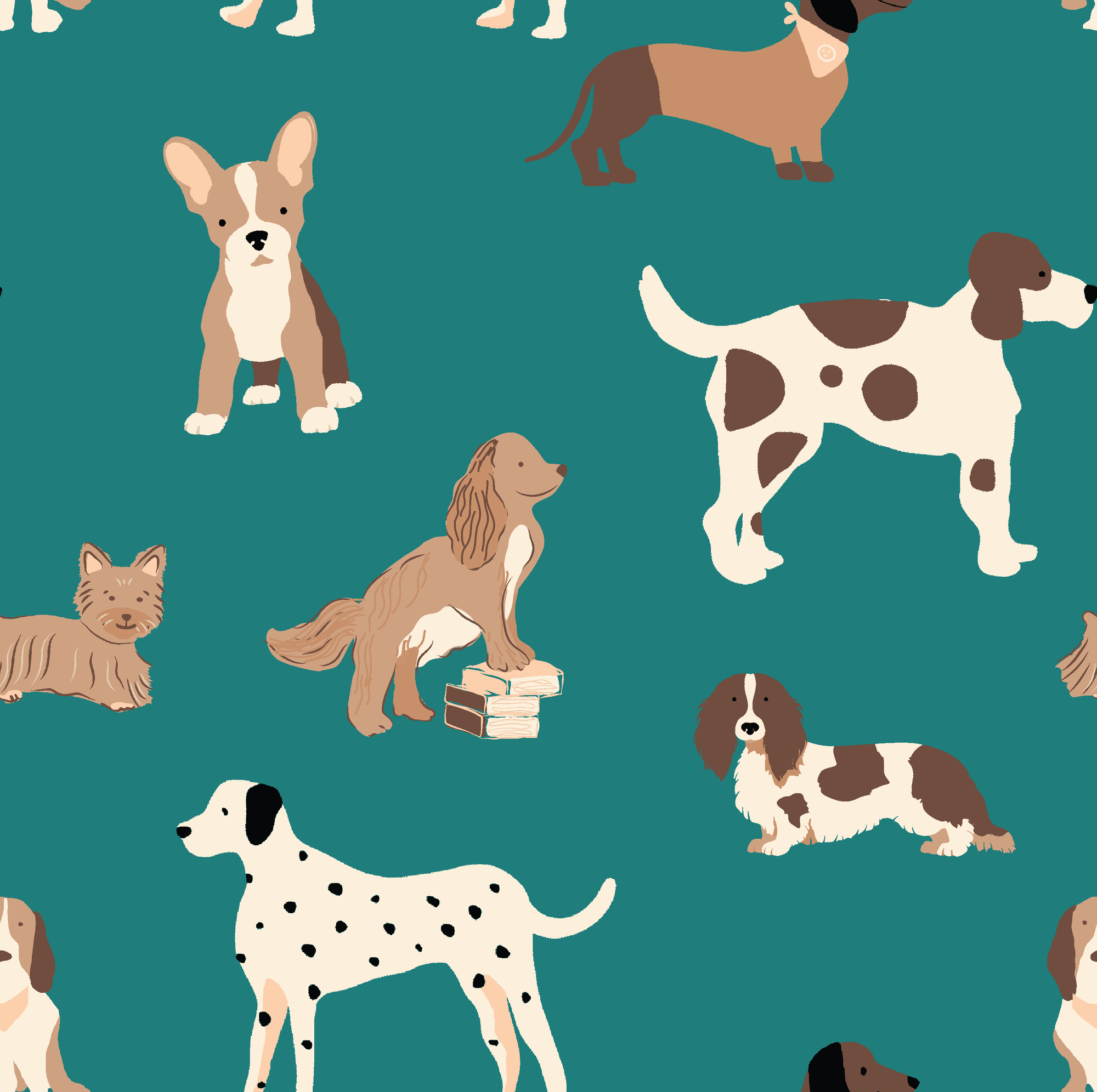 Playful Pups Casual Leggings