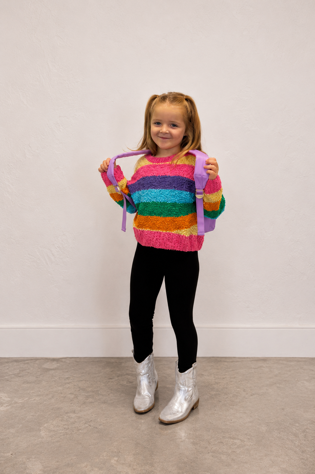 Black Little Locket Leggings