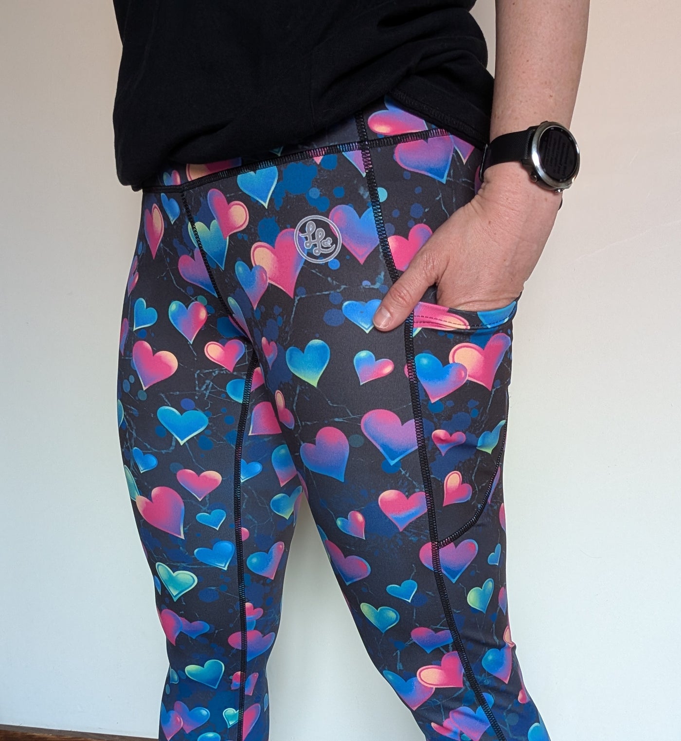 Bubble Hearts Side Pocket ACTIVEWEAR
