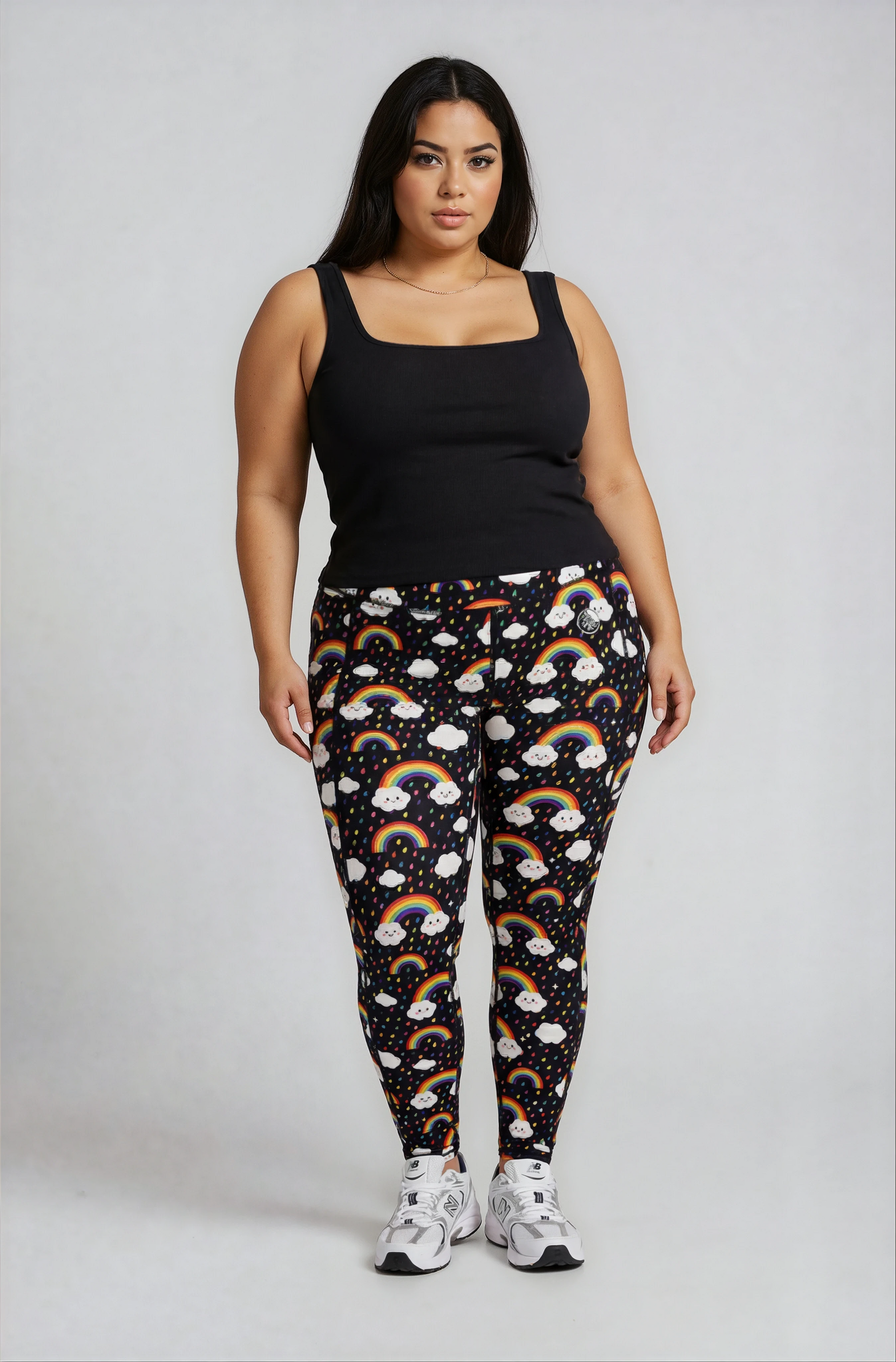 Rainbow Riot Side Pocket ACTIVE Leggings