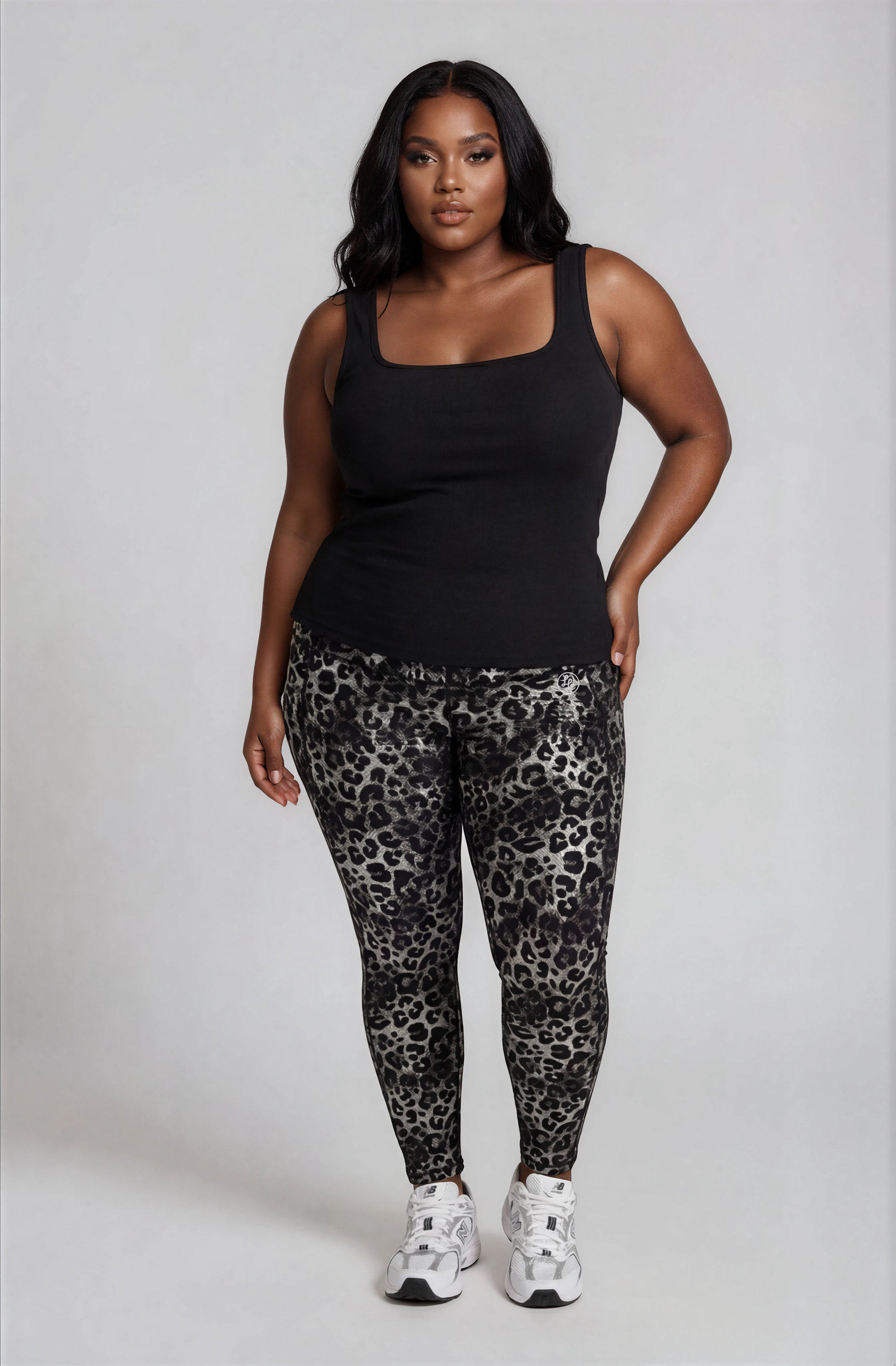 Storm Leopard Side Pocket ACTIVE Leggings