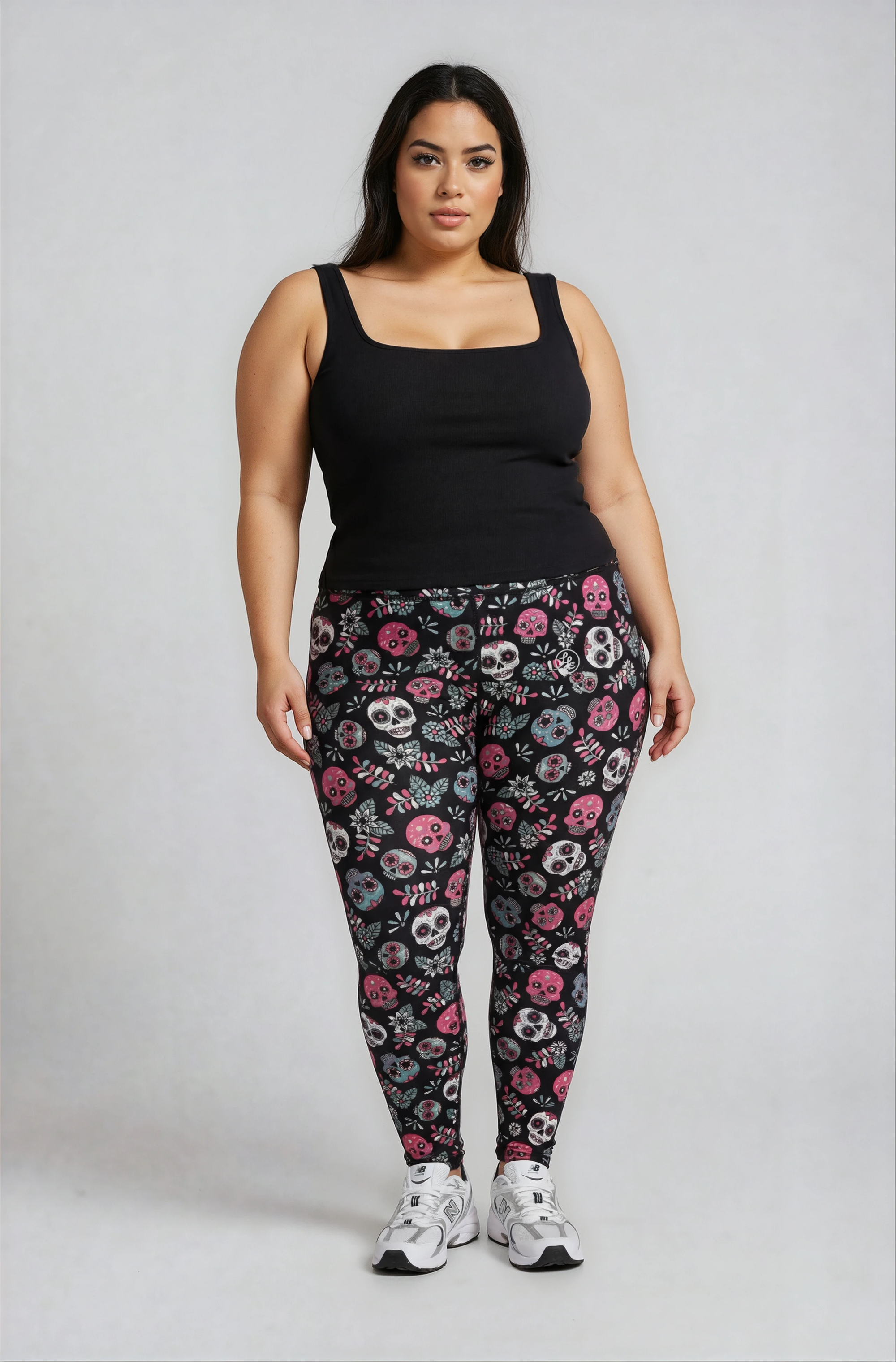 Sugar Rush Skulls Standard ACTIVE Leggings