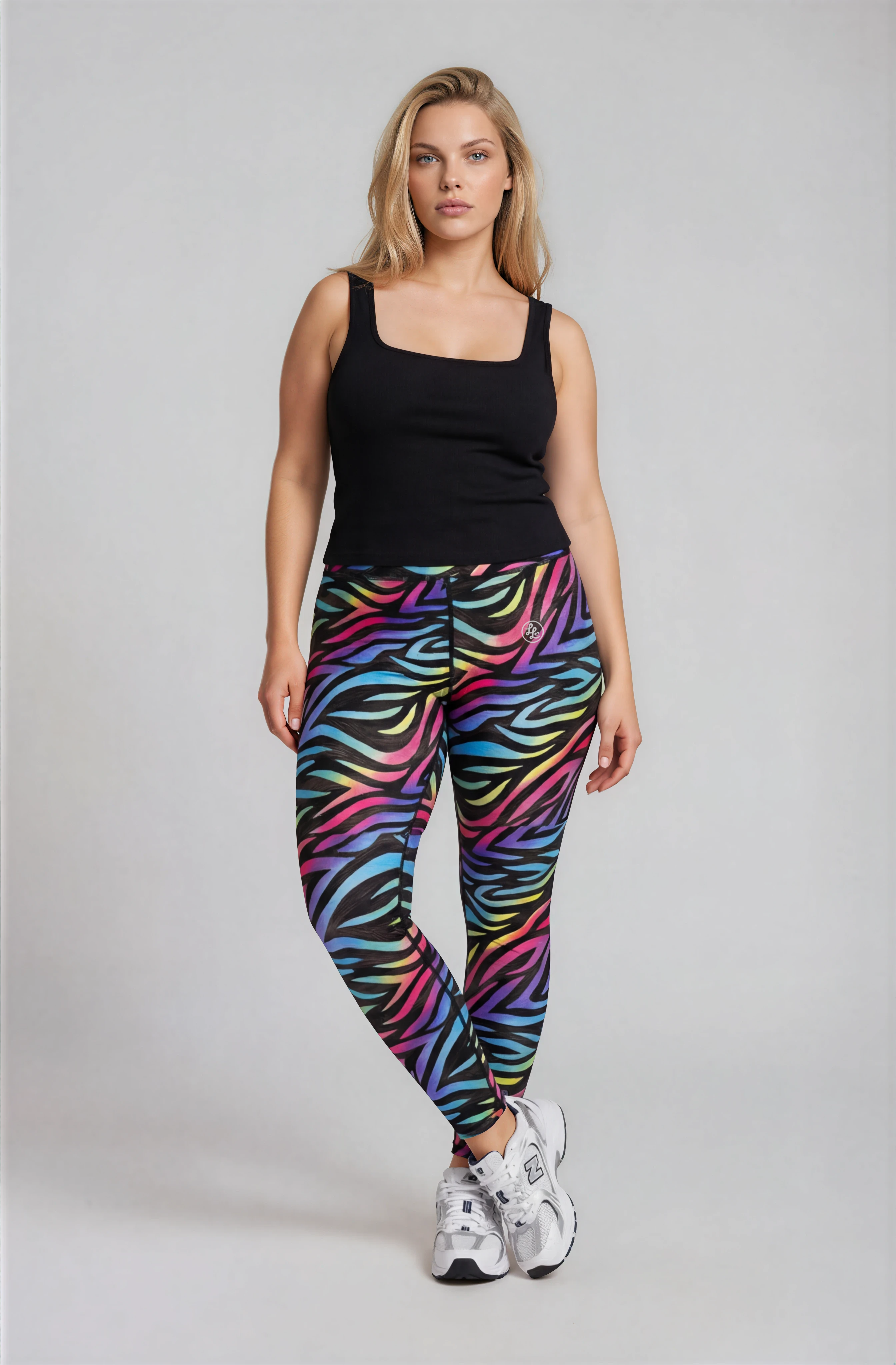 Zebra Zest Standard ACTIVE Leggings