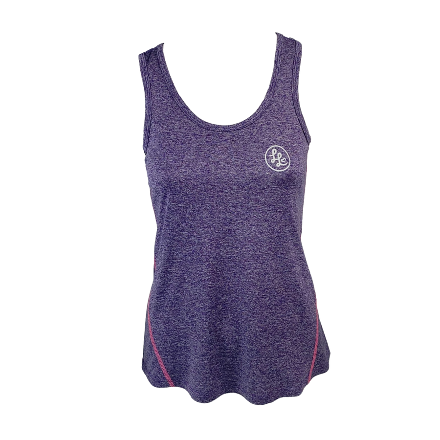 Purple Melange Technical Vest