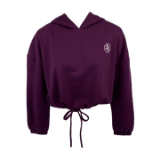 Mulberry Oversized Cropped Hoodie