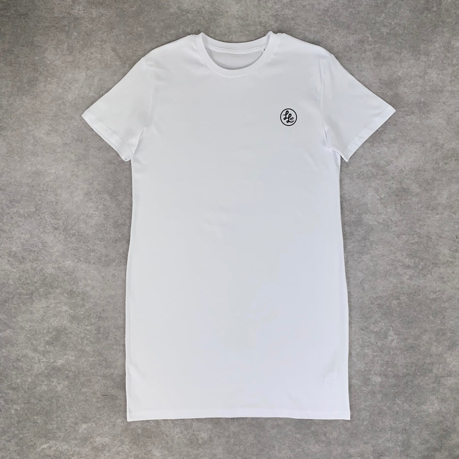 White Organic T-Shirt Dress