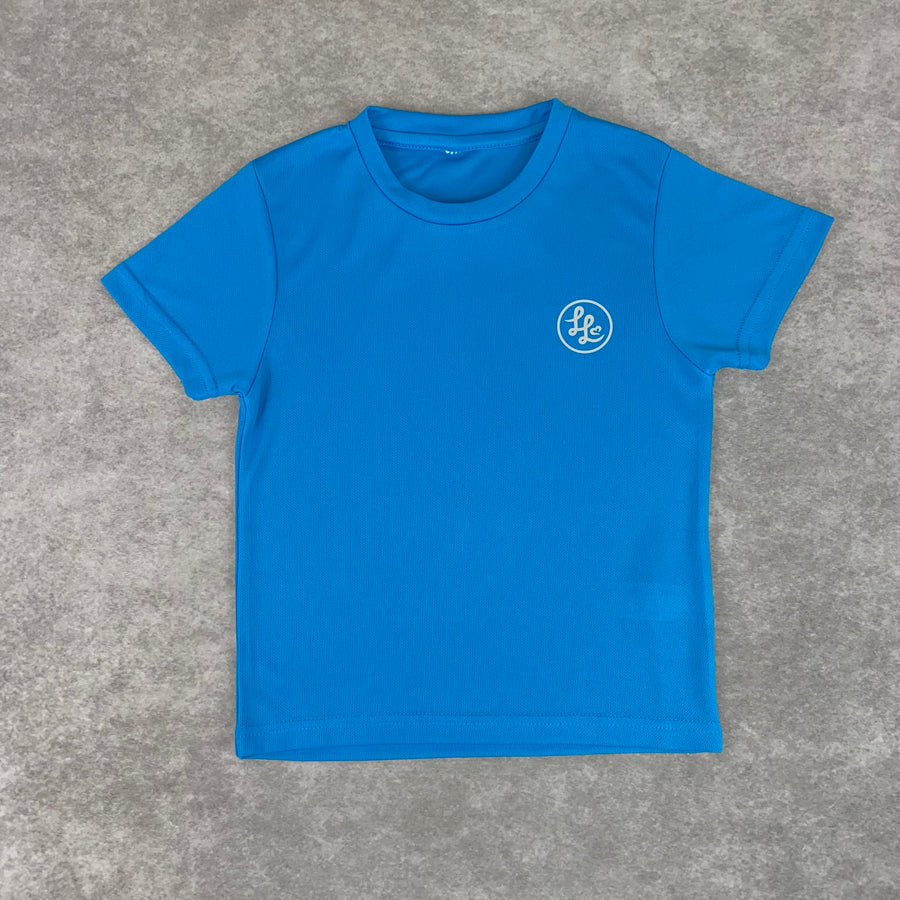 Sapphire Blue LITTLE LOCKET Technical T-Shirt