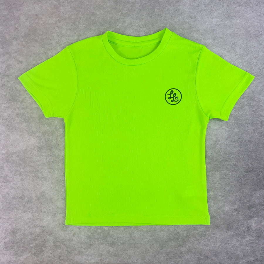 Neon Green LITTLE LOCKET Technical T-Shirt