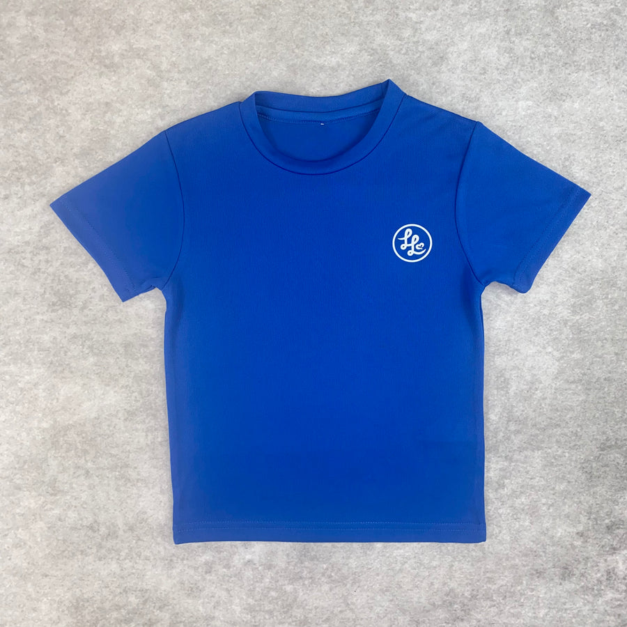 Royal Blue LITTLE LOCKET Technical T-Shirt
