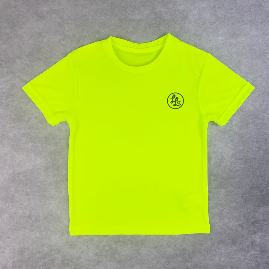 Electric Yellow LITTLE LOCKET Technical T-Shirt