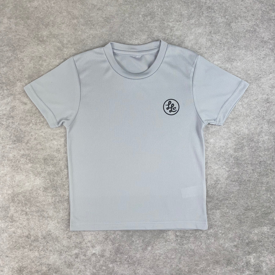 Moondust Grey LITTLE LOCKET Technical T-Shirt