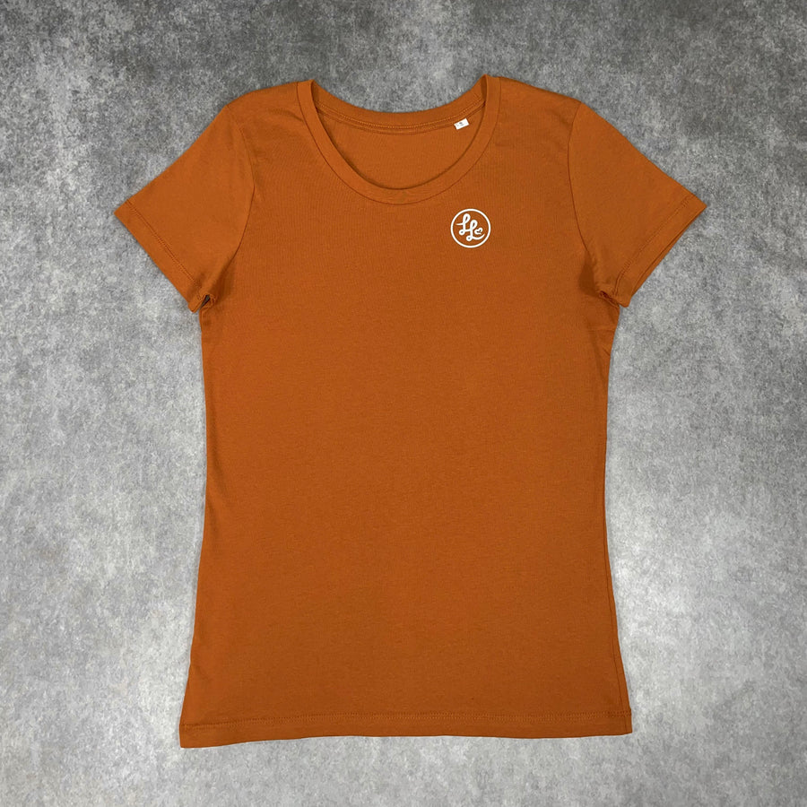 Burnt Orange Fitted T-Shirt