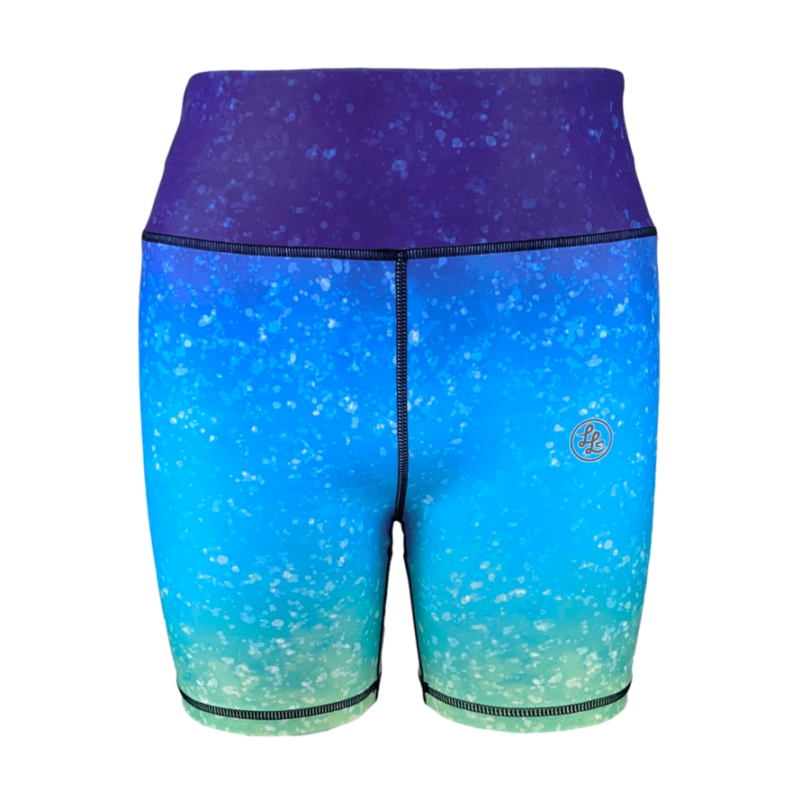 Green Gradient ACTIVE Booty Shorts