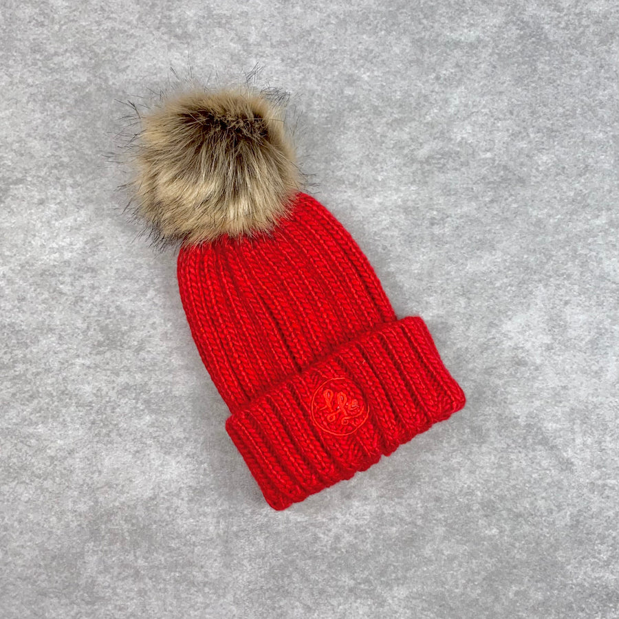 Classic Red Faux Fur HAT