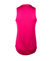Back view of pink vest